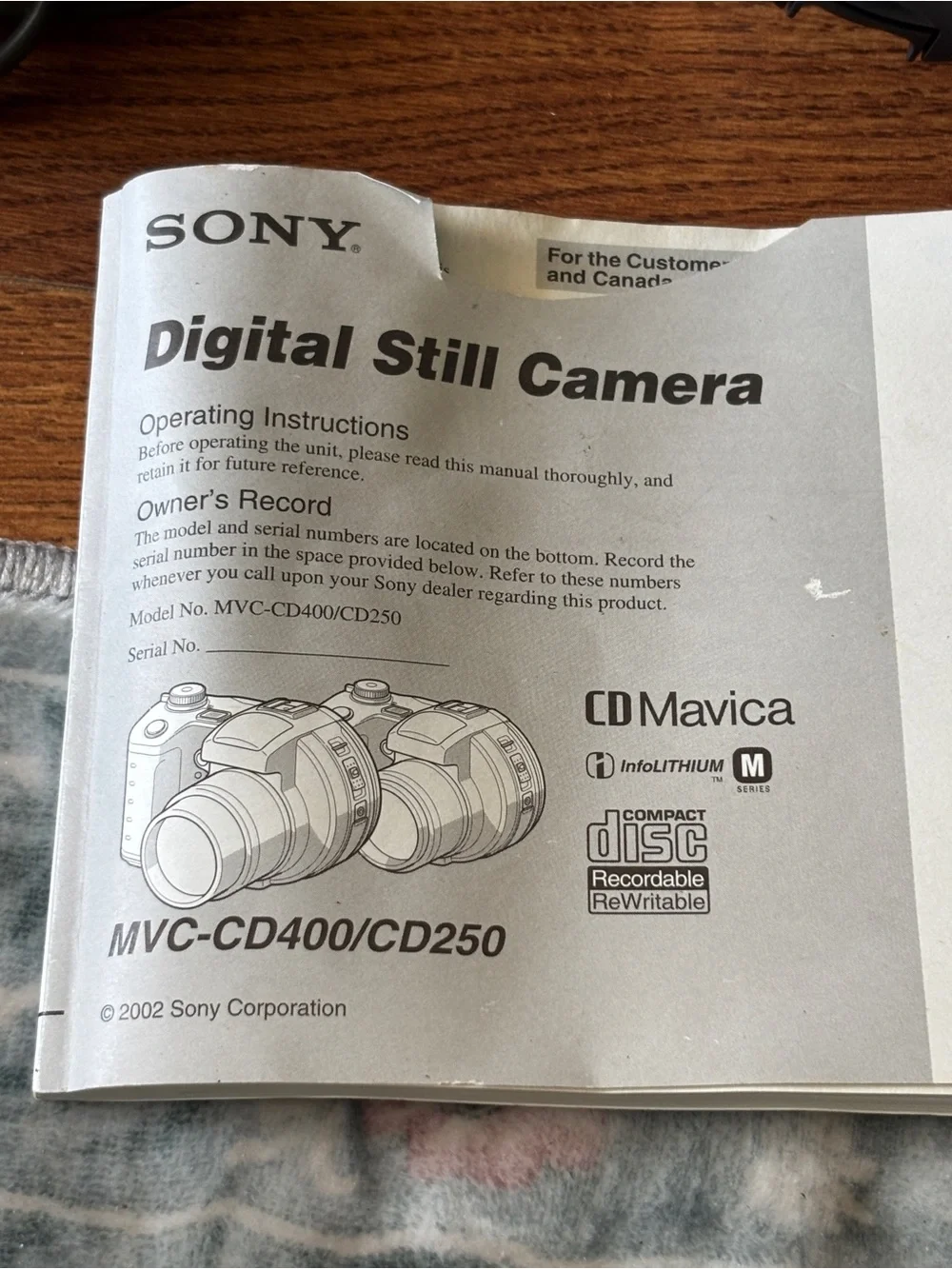 Sony CD Mavica Digital Camera set